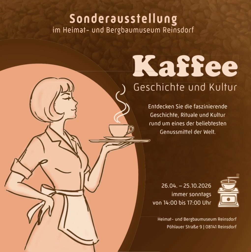 Plakat der beendeten Sonderausstellung Kaffee - Geschichte und Kultur 2026